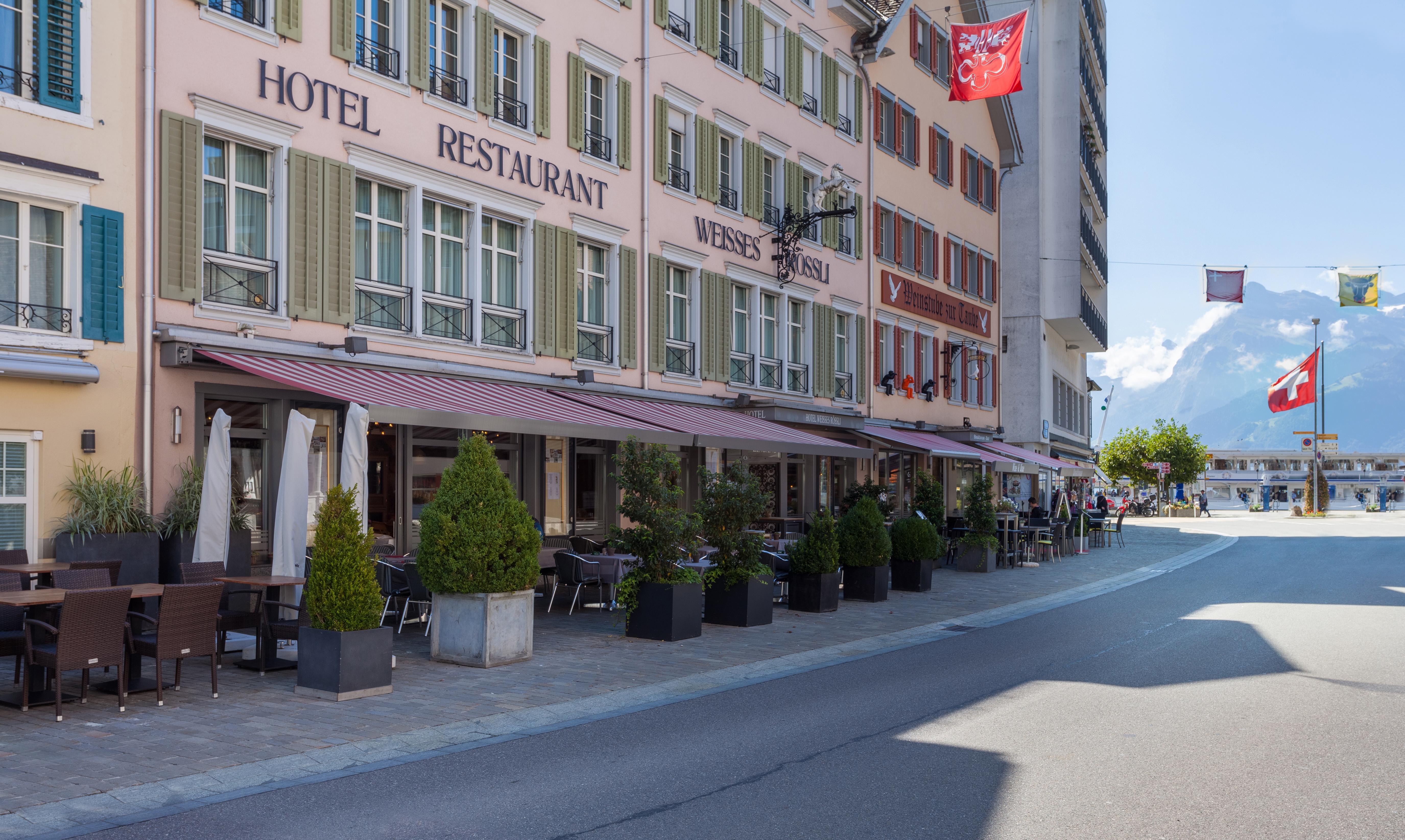 Weisses Roessli Swiss Quality Hotel Brunnen Esterno foto